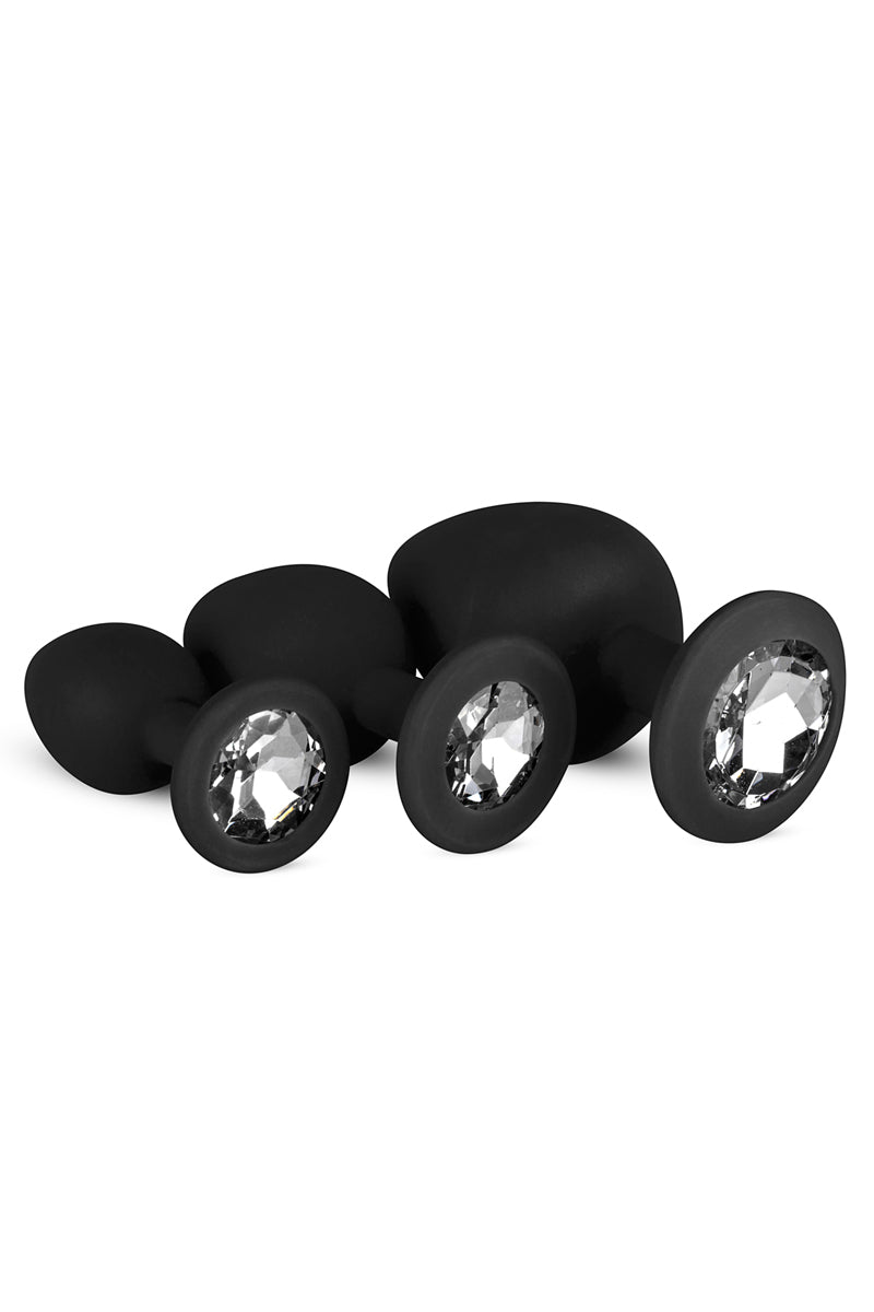 Kit entrainement 3 plugs noir