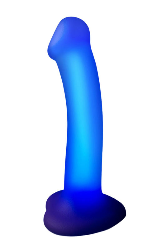 Dildo lumineux violet