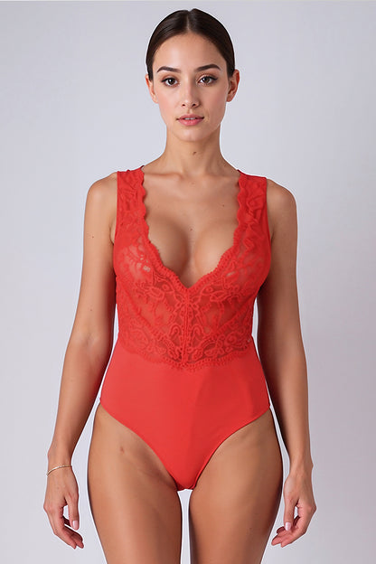 Body rouge Evalie