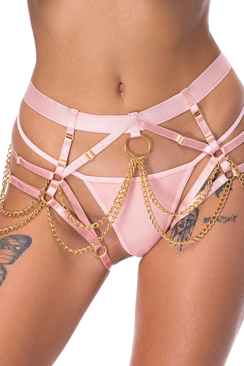 String harnais rose