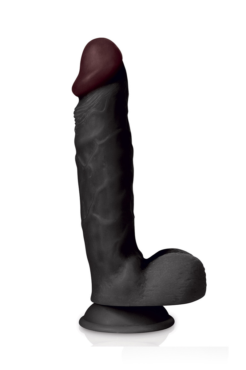 Gode réaliste Black 24 x 5 cm