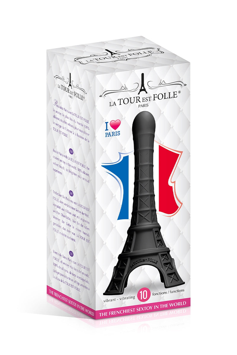 Vibromasseur La Tour Est Folle Noir