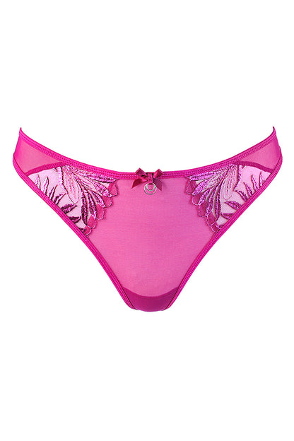 String Rose tulle et broderies