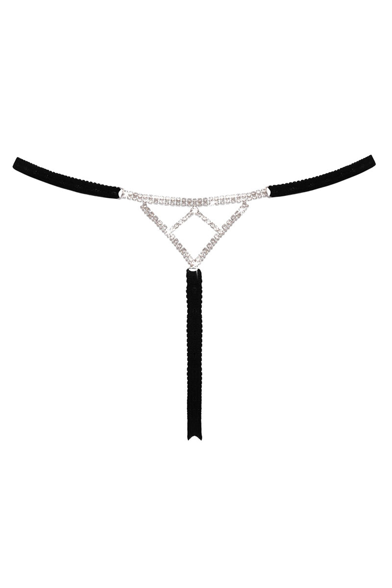 String ouvert strass