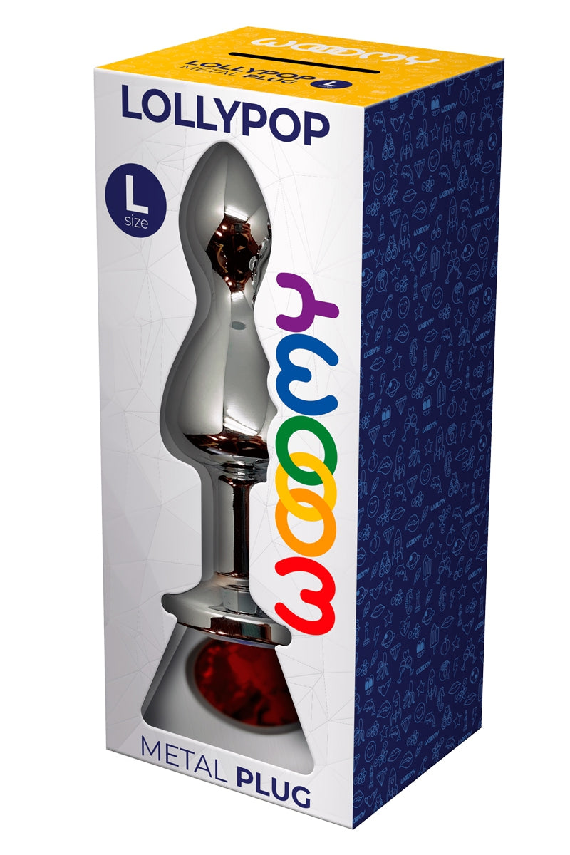 Plug bijou Lollypop rouge