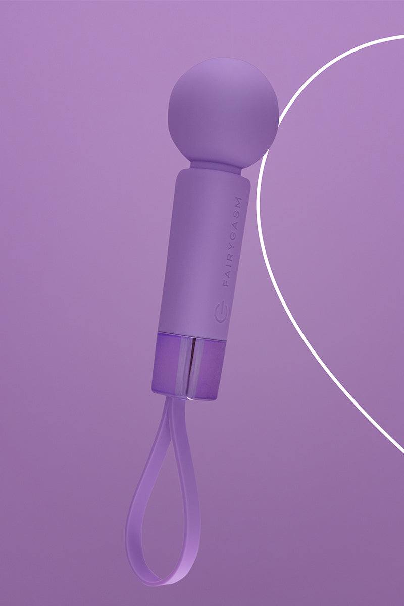 Mini vibro rechargeable violet