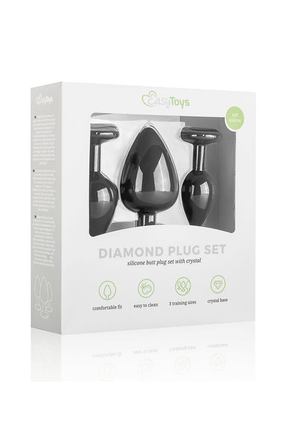 Kit entrainement 3 plugs noir