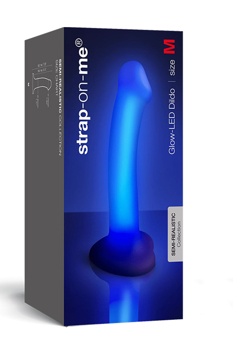Dildo lumineux violet
